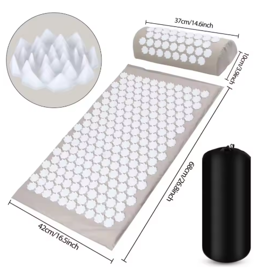 BestRelief Acupressure Neck and Shoulder Mat Set