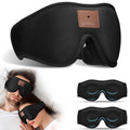 2-Pack Bluetooth Sleep Mask Sleep Mask with Bluetooth Headphones Eye Mask with Sleeping Headphones for Side Sleeper Nap ASMR Air Travel Meditation Relaxation