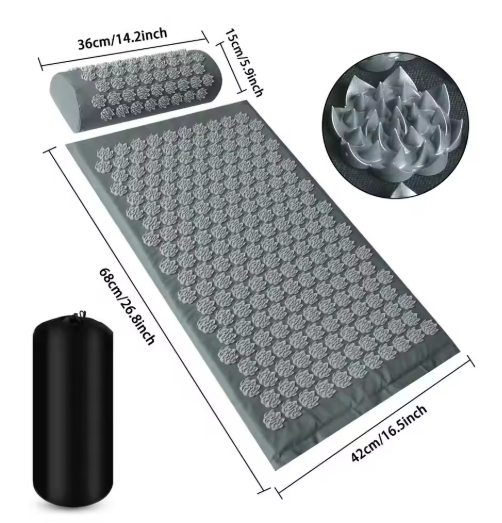 BestRelief Acupressure Neck and Shoulder Mat Set